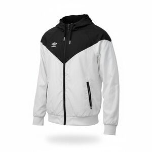 Umbro Men's Black and White Windbreaker